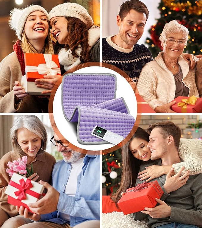 Heating Pad for Back Pain Relief, 9 Heat Settings & 4 Timers Auto Shut Off - Image 7