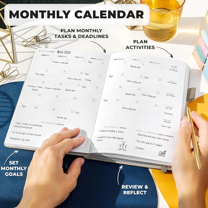 Clever Fox Planner Premium Edition – Undated Luxurious Weekly & Monthly Planner - Image 4