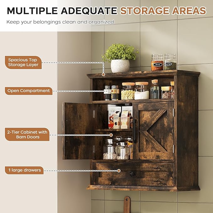Bathroom Wall Cabinet, Wall Mounted Medicine Cabinet - Image 3