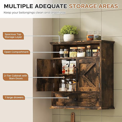 Bathroom Wall Cabinet, Wall Mounted Medicine Cabinet - Image 3