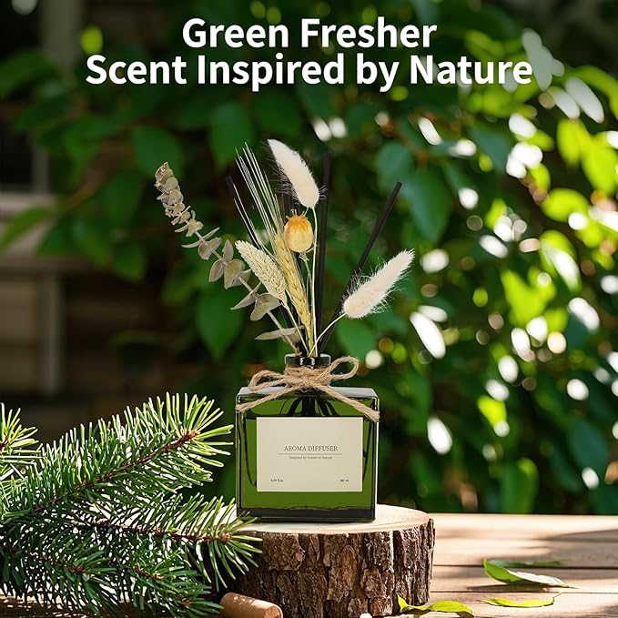 Reed Diffuser, 6.09 oz Jasmine Lily Scent Diffuser - Image 4
