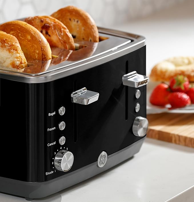 GE 4 Slice Toaster | Extra Wide Slots - Image 6