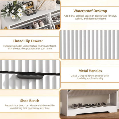 Shoe Cabinet Storage for Entryway - Image 5