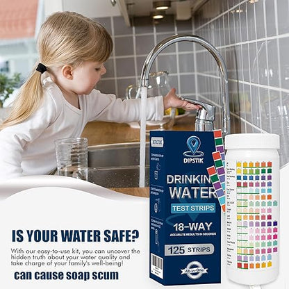 All-New 18 in1 Drinking Water Test Kit-125 Water Quality Test Strips - Image 4