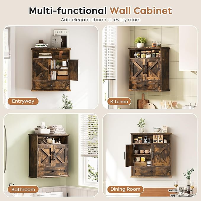 Bathroom Wall Cabinet, Wall Mounted Medicine Cabinet - Image 7