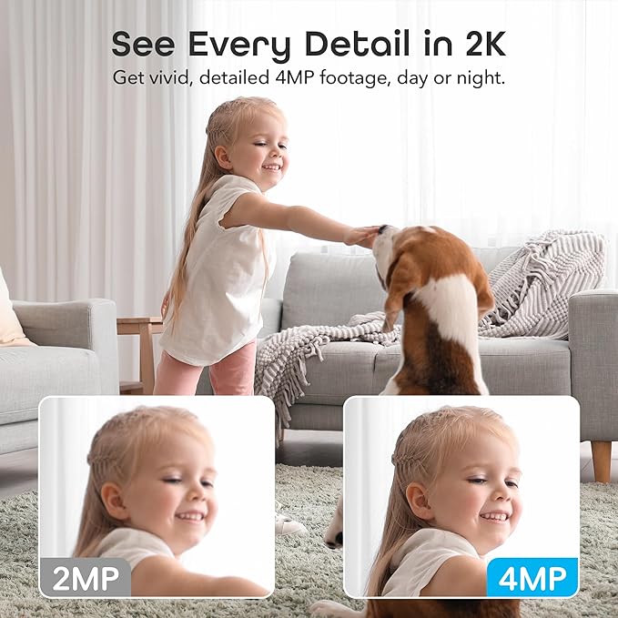 Geeni Scope Ultra 2K 360 Smart Auto-Follow Indoor Camera – 1440p Video - Image 3