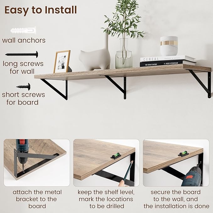Axeman 12 Inch Deep Floating Shelves - Image 6