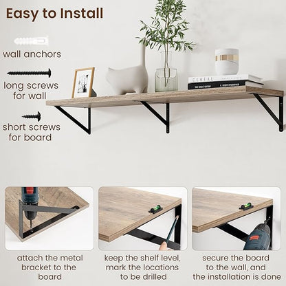 Axeman 12 Inch Deep Floating Shelves - Image 6