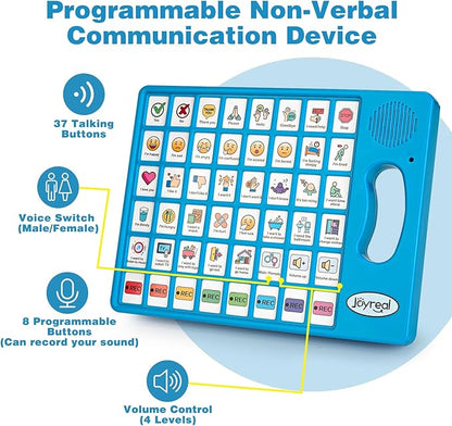 Joyreal AAC Device for Autism, Non Verbal Communication Tools for Speech - Image 2