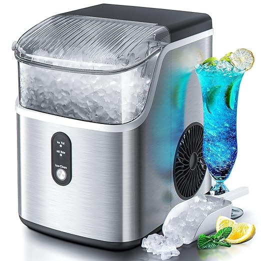 Antarctic Star Nugget Ice Maker Countertop, Chewable Nugget Ice Machine by AntarcticStar