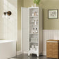 COFaR 67" Tall Pantry Cabinet, Slim Freestanding Cupboard by COFAR
