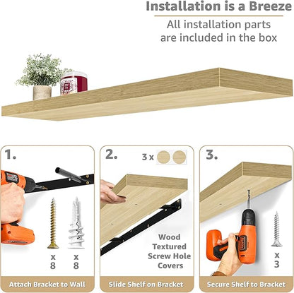 Sorbus Floating Shelves for Wall - Image 4