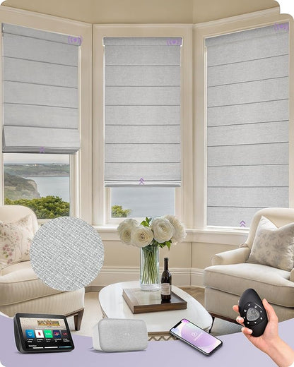 Graywind Smart Roman Shades 100% Blackout Compatible by Graywindbeyondshading