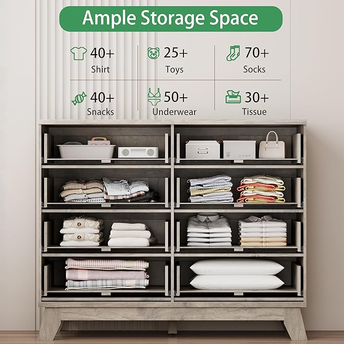 Fluted Dresser for Bedroom - Image 3