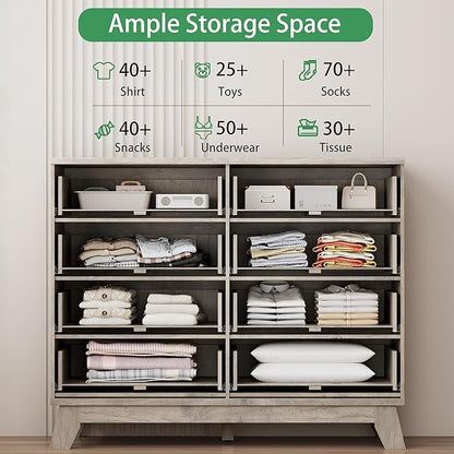 Fluted Dresser for Bedroom - Image 3