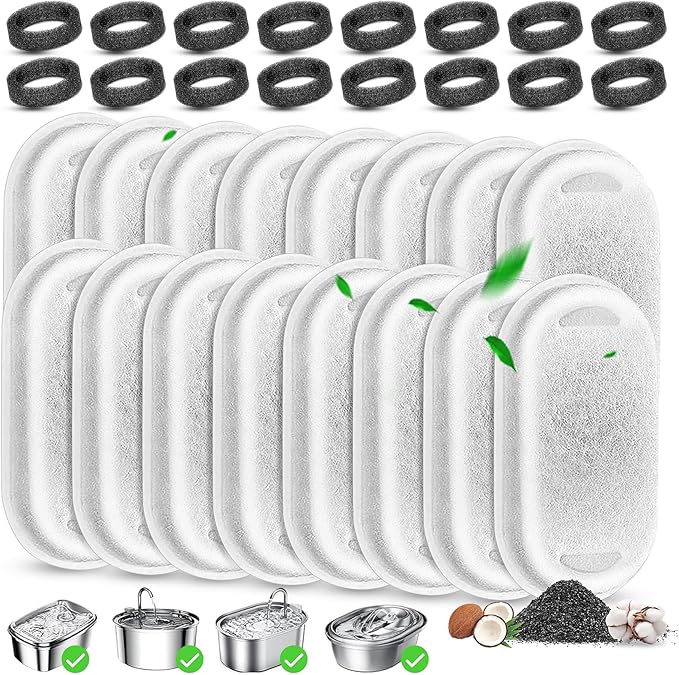 Cat Water Fountain Filters Replacement by Beyolike