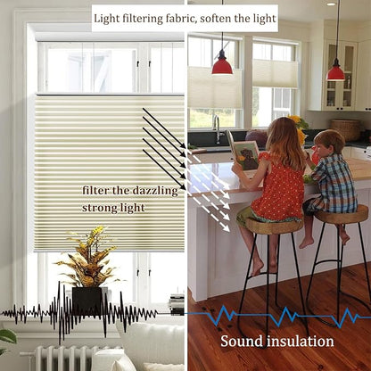 LEXEN Smart Top Down Bottom Up Honeycomb Shades - Image 5