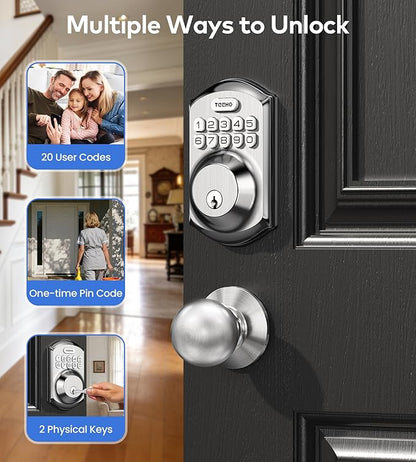 TEEHO TE001K Keyless Entry Door Lock - Image 2