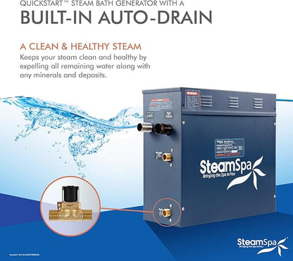 SteamSpa Executive 4.5 KW QuickStart ACU-Steam Bath Generator Package - Image 3