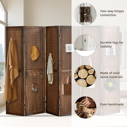 Aleesing 6 Panel Pegboard Display - Image 3