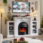 Farmhouse Electric Fireplace by FFBCFDKFurnitureSet