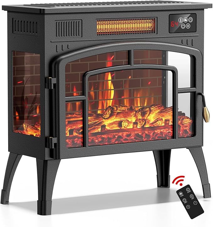 BREEZEHEAT 23" Electric Fireplace Stove by BREEZEHEAT
