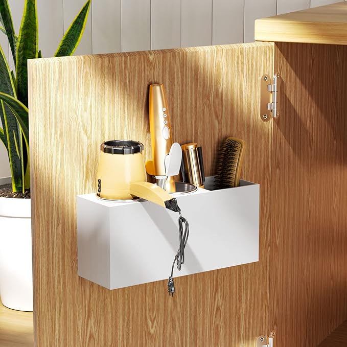 NIUBEE Wall Mount Hair Styling Tool Organizer - Image 2