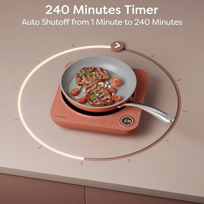 CIARRA CATIH1A-O Portable Induction Cooktop, Slim Single Electric Countertop - Image 5