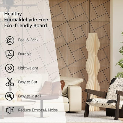 ARMURO 4 Packs Acoustic Wall Panels - Image 4