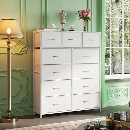 WLIVE Tall Dresser for Bedroom, Fabric Dressers Storage Tower, Dresser & Chest - Image 2