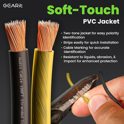 GEARit Pro Series 16AWG Speaker Wire, 16 Gauge Speaker Wire Cable Great Use - Image 5