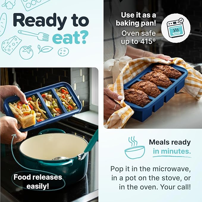 Souper Cubes Silicone Freezer Molds Gift Set - Image 4
