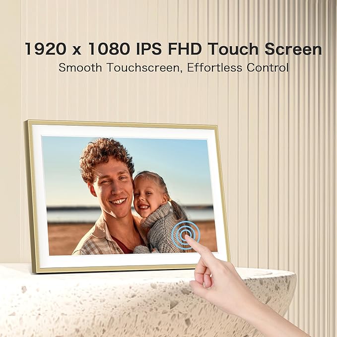 Digital Picture Frame, 15.6 inch Large Digital Photo Frame WiFi, 32GB Capacity - Image 3