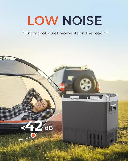 12 Volt Car Refrigerator, 58QT Electric Cooler, Dual Zone Portable Freezer - Image 6