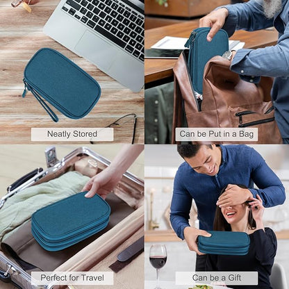 FYY Electronic Organizer, Travel Cable Organizer All-in-One Storage Bag Pouch - Image 7