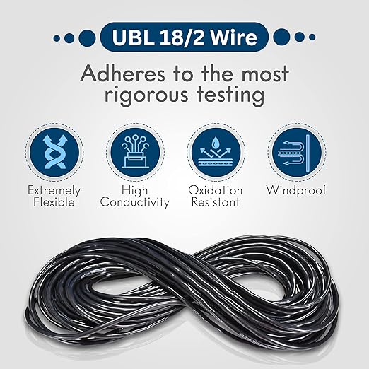 Ultra Bright Lightz 18 Gauge 2 Conductor Electrical Wire – 18/2 Cable is - Image 2