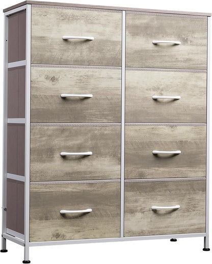 WLIVE Fabric Dresser for Bedroom, Tall Dresser by WLIVE