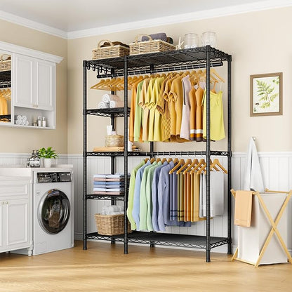 Ulif F2 Clothes Rack, 5 Tiers Heavy Duty Garment Rack - Image 4