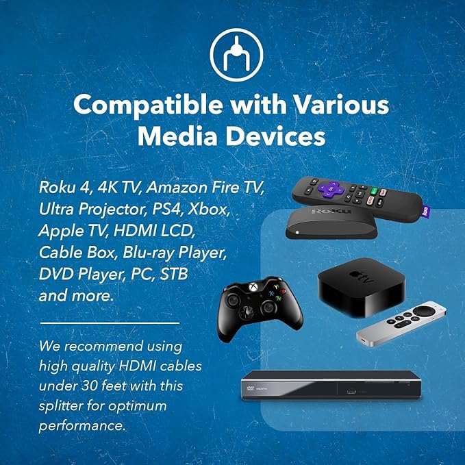 OREI 1x4 2.0 HDMI Splitter - Image 6