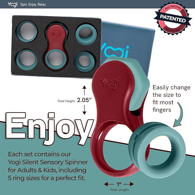 Yogi Fidget Toy – Silent Sensory Spinner - Image 5