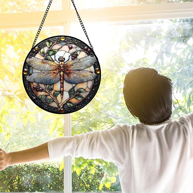 DASTOLL Stained Glass Window Hanging - Image 3