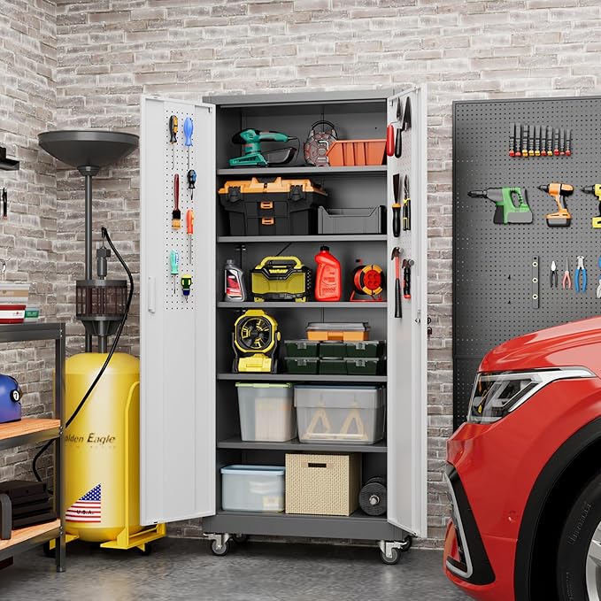 Metal Garage Storage Cabinet - Image 4