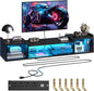 55.1"W Floating TV Stand with LED Lights & Power Outlets by Romorgniz
