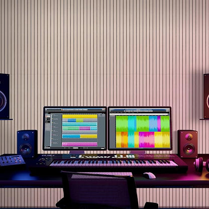 BUBOS 10 Pack Large Acoustic Panels, Decorative Self-Adhesive Acoustical Wall - Image 9
