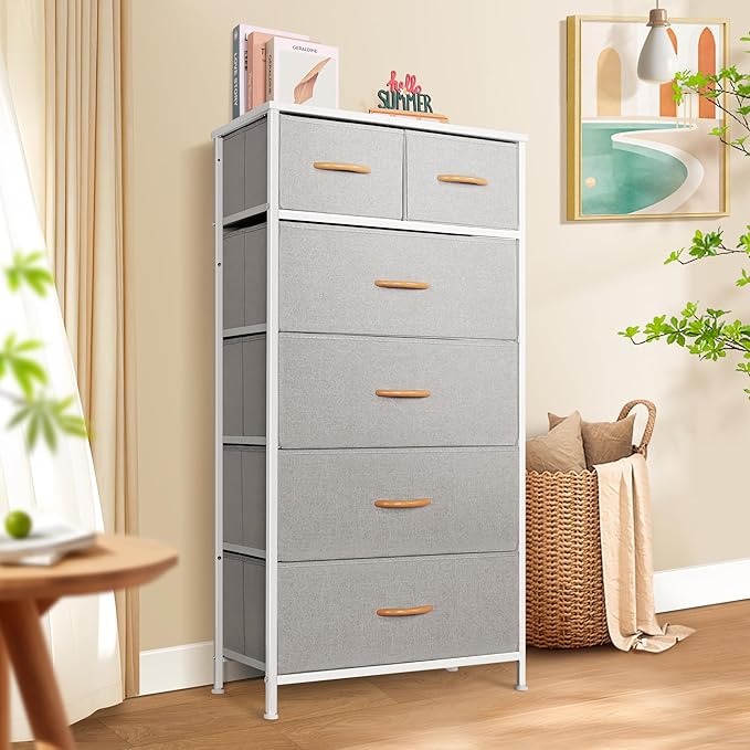 Mifuro Tall Dresser for Bedroom, Vertical Storage Organizer Tower - Image 2