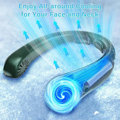 UZOPI Portable Neck Fan, Hands-Free, 5 Speeds, Gifts - Image 4
