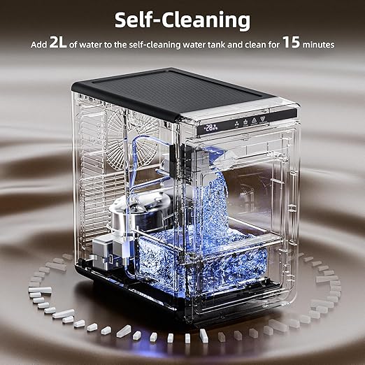 Antarctic Star Clear Ice Cube Maker, CrystalFlux Technology, Self-Cleaning - Image 6