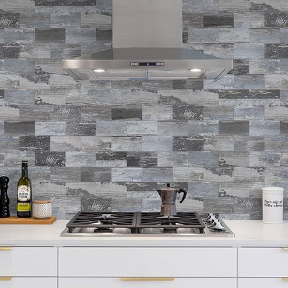 Vamos Tile 100-Piece Peel and Stick Backsplash Seamless Tile, Stick on - Image 5