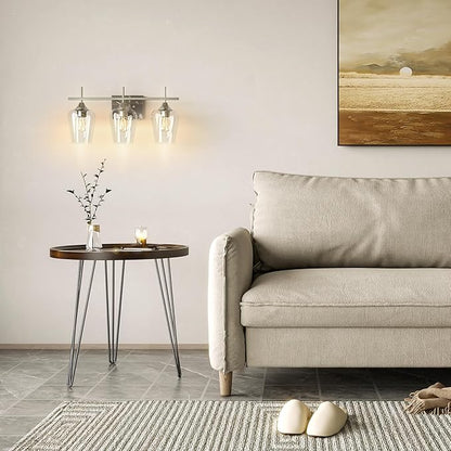 VONLUCE Bathroom Vanity Light, 3 Light Bathroom Light Fixture Over Mirror - Image 8