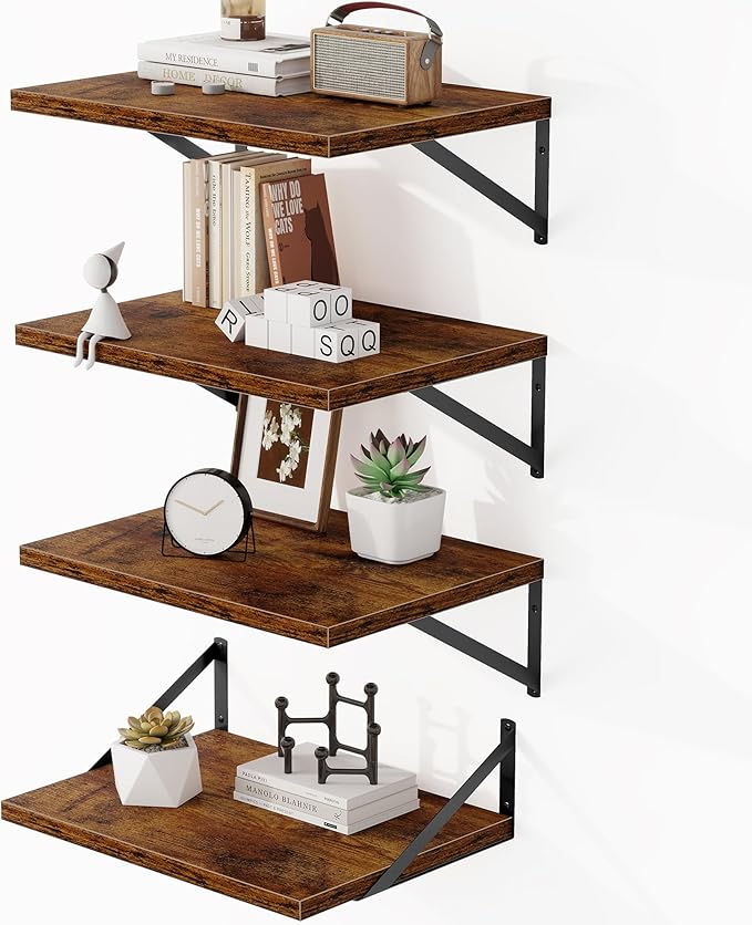 Heimlove 12 Inch Deep Floating Shelves by Heimlove